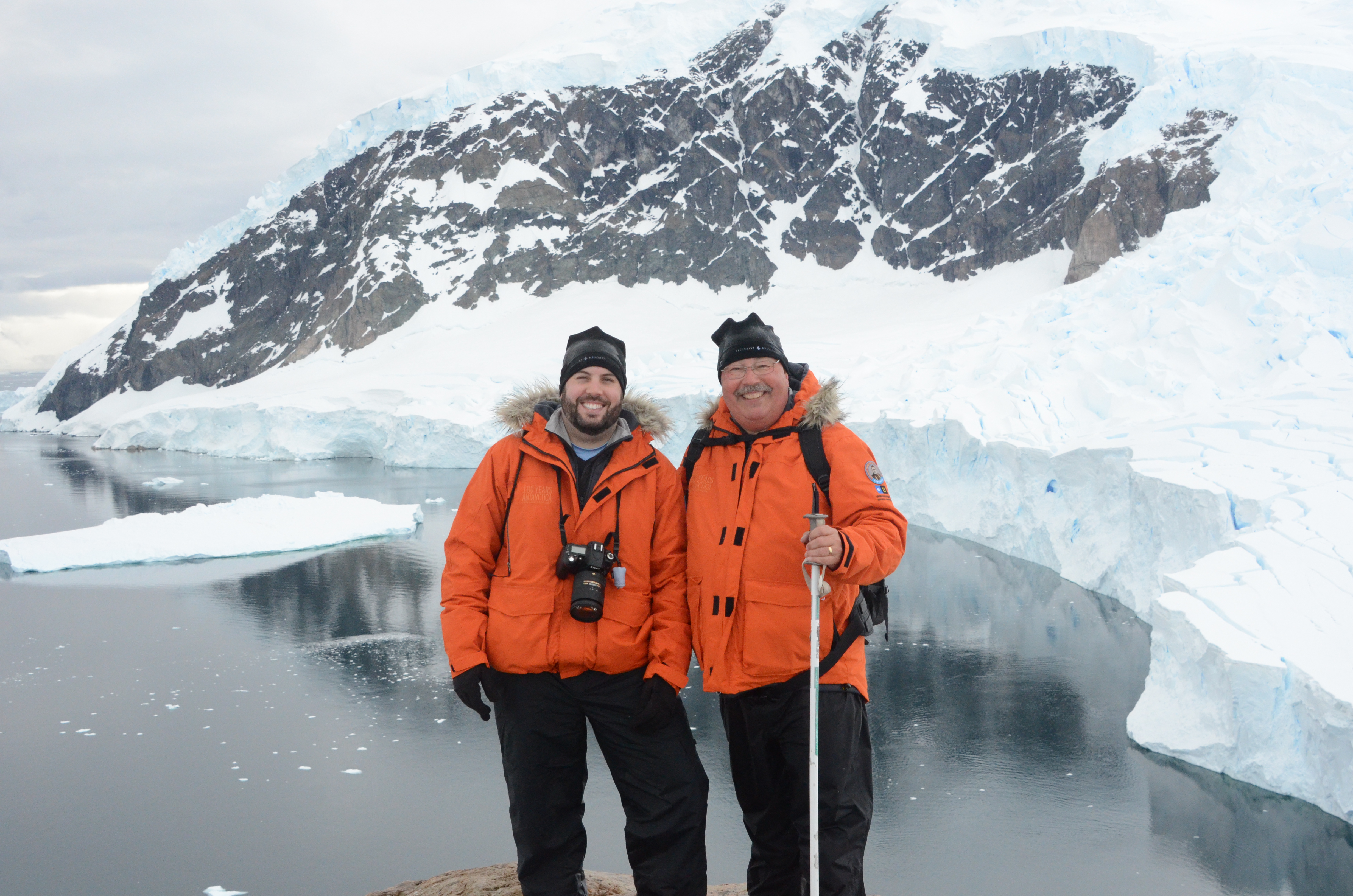 With Dad in Antarctica